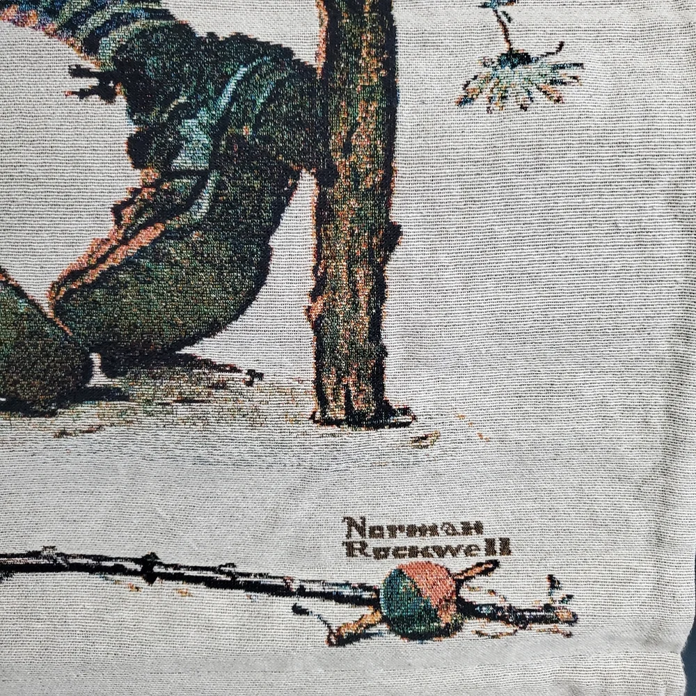 Norman Rockwell Woven Wall Tapestry 